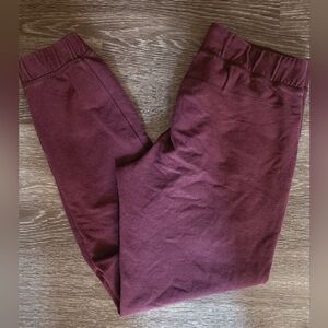 Lululemon Sattva Pant II Joggers Size 4 Heathered Bordeaux